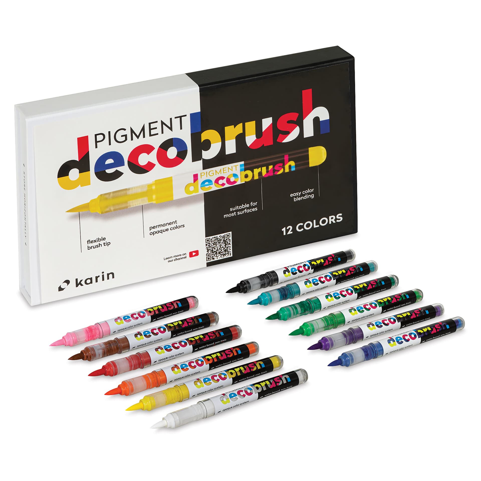 Karin Pigment Decobrush Markers and Sets BLICK Art Materials - Main Image