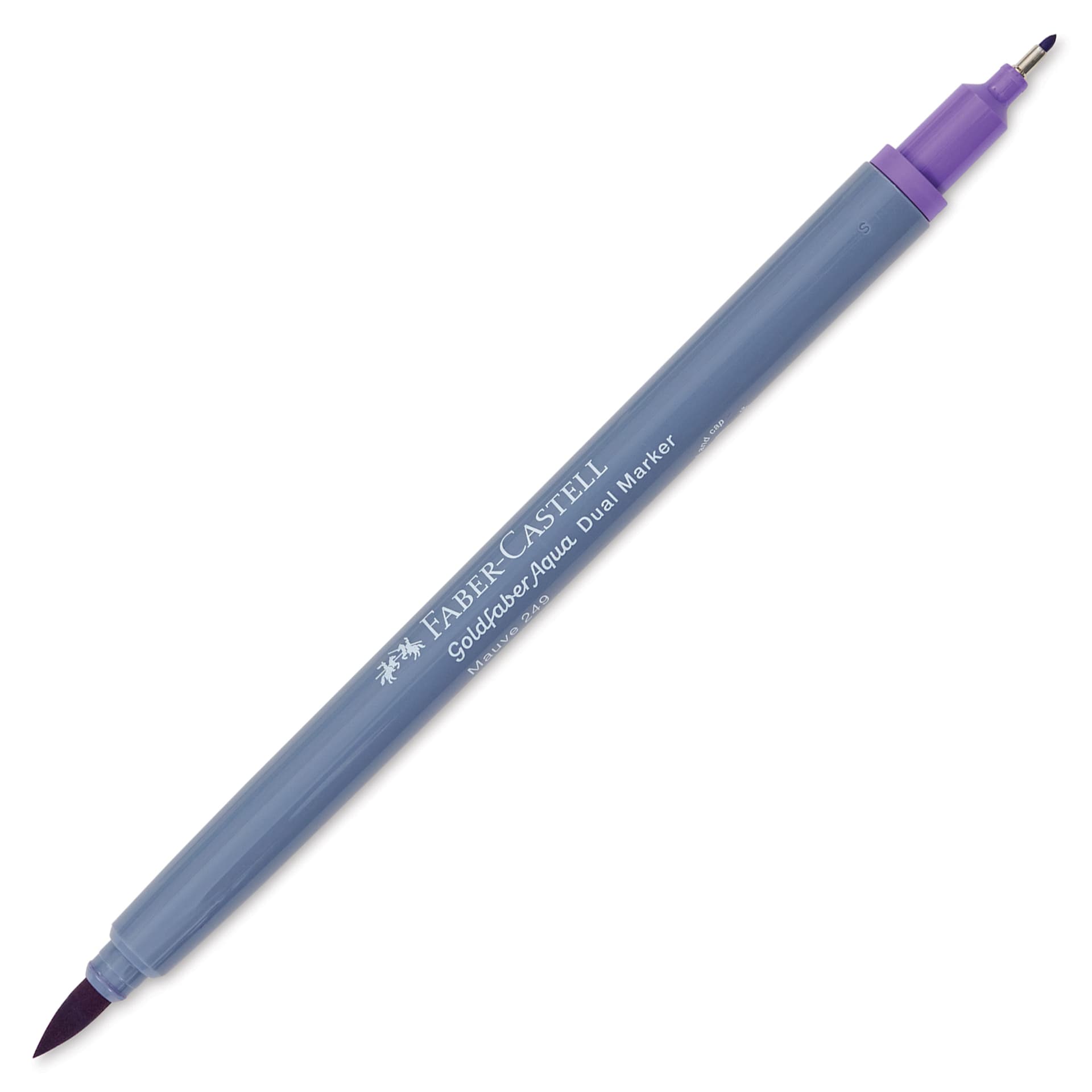 Faber-Castell Goldfaber Aqua Dual Marker - 249 Mauve (marker with caps removed)