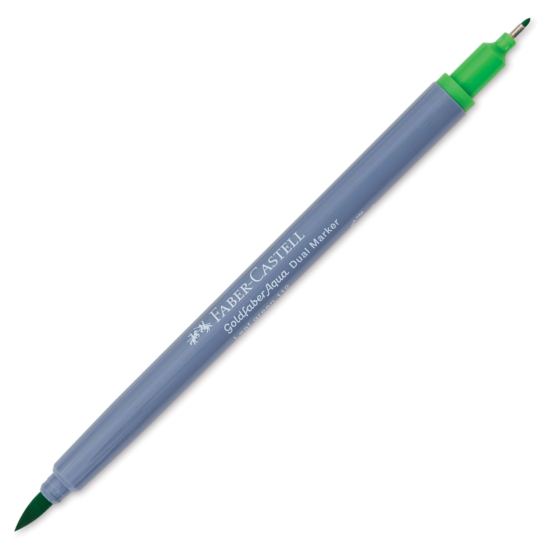 Faber-Castell Goldfaber Aqua Dual Marker - 112 Leaf Green (with caps removed)
