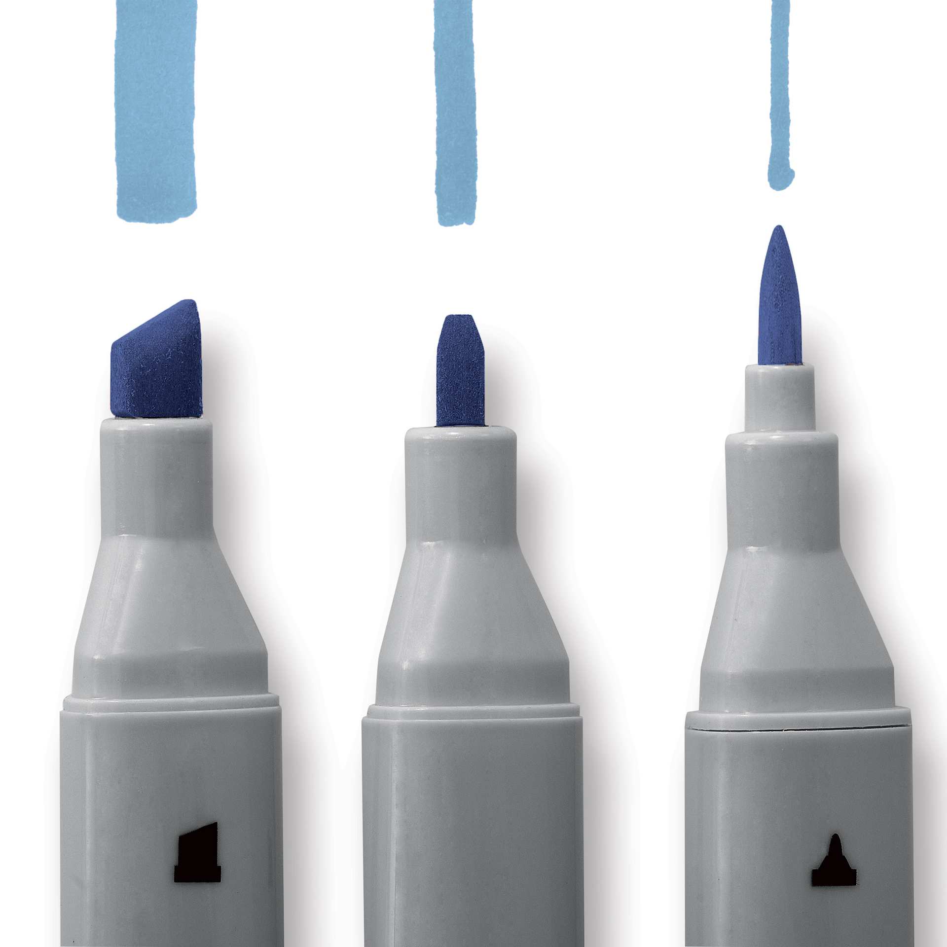 artPOP! Infinity Brush Marker Set - Set of 12, Assorted, different tip swatches