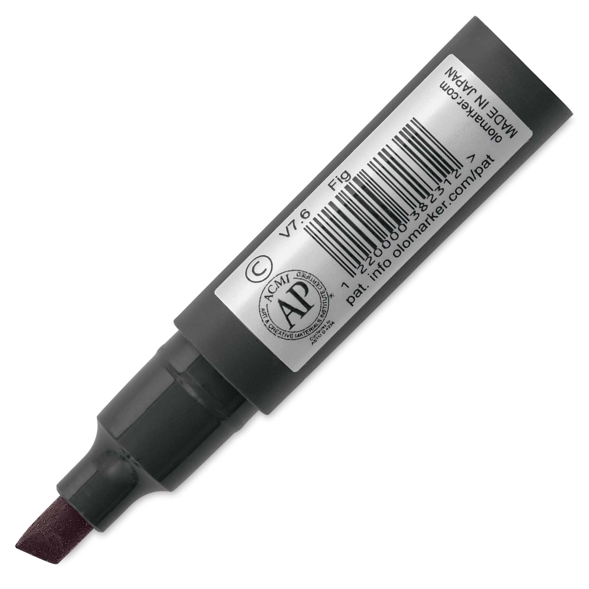 Olo Chisel-Tip Half Marker - V7.6 Fig back of marker