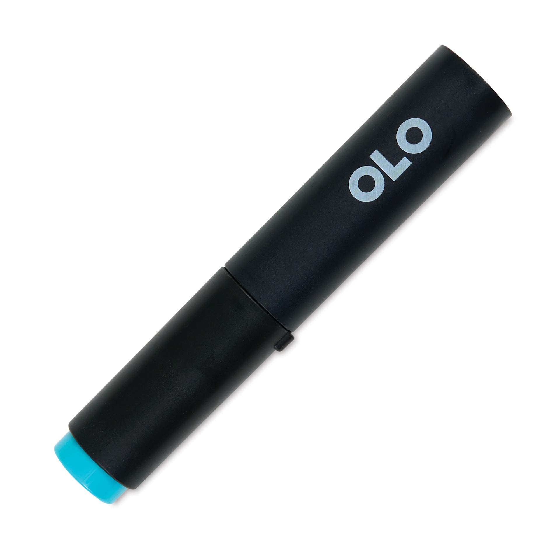 Olo Brush-Tip Half Marker - BG0.4 Turquoise with cap on