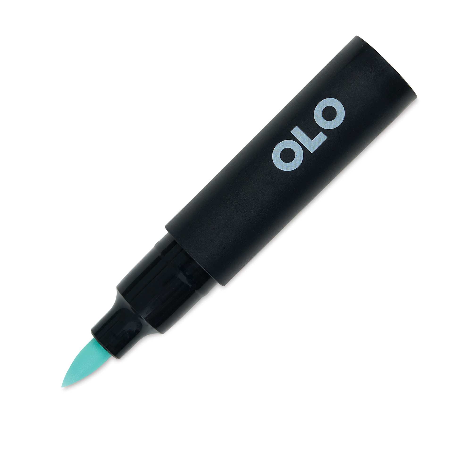Olo Brush-Tip Half Marker - B2.0 Ice with cap off