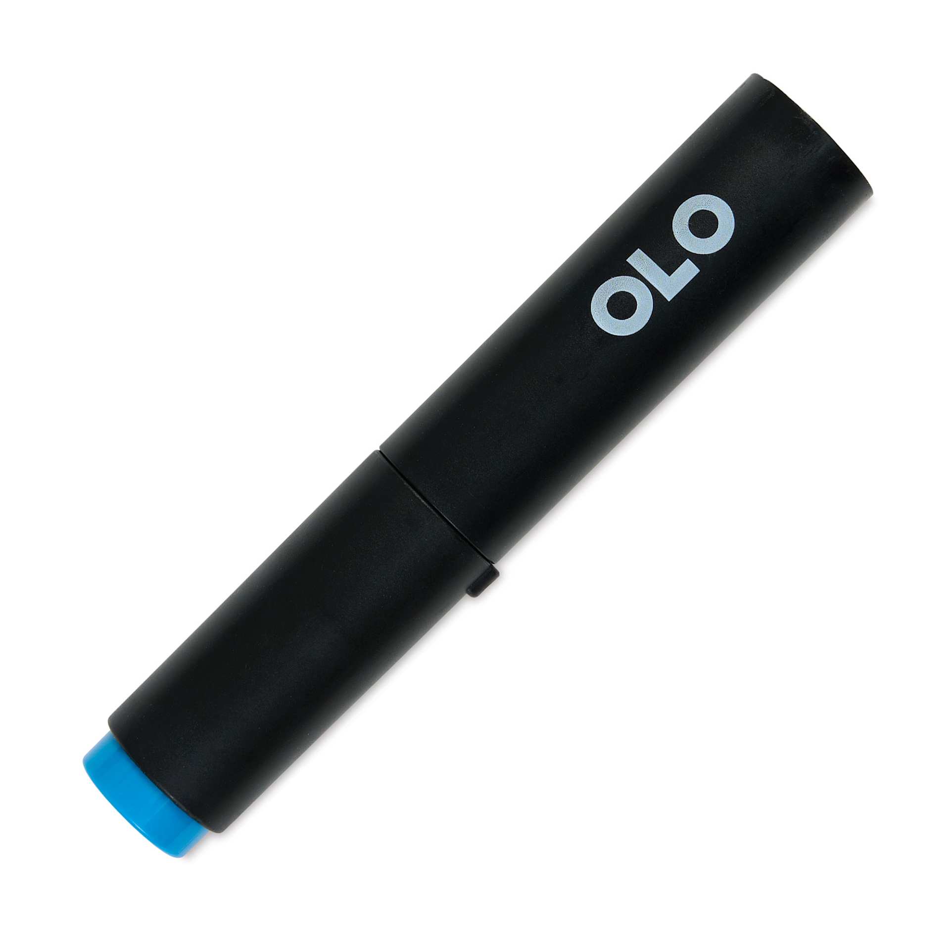 Olo Brush-Tip Half Marker - B2.6 Azure front with cap on