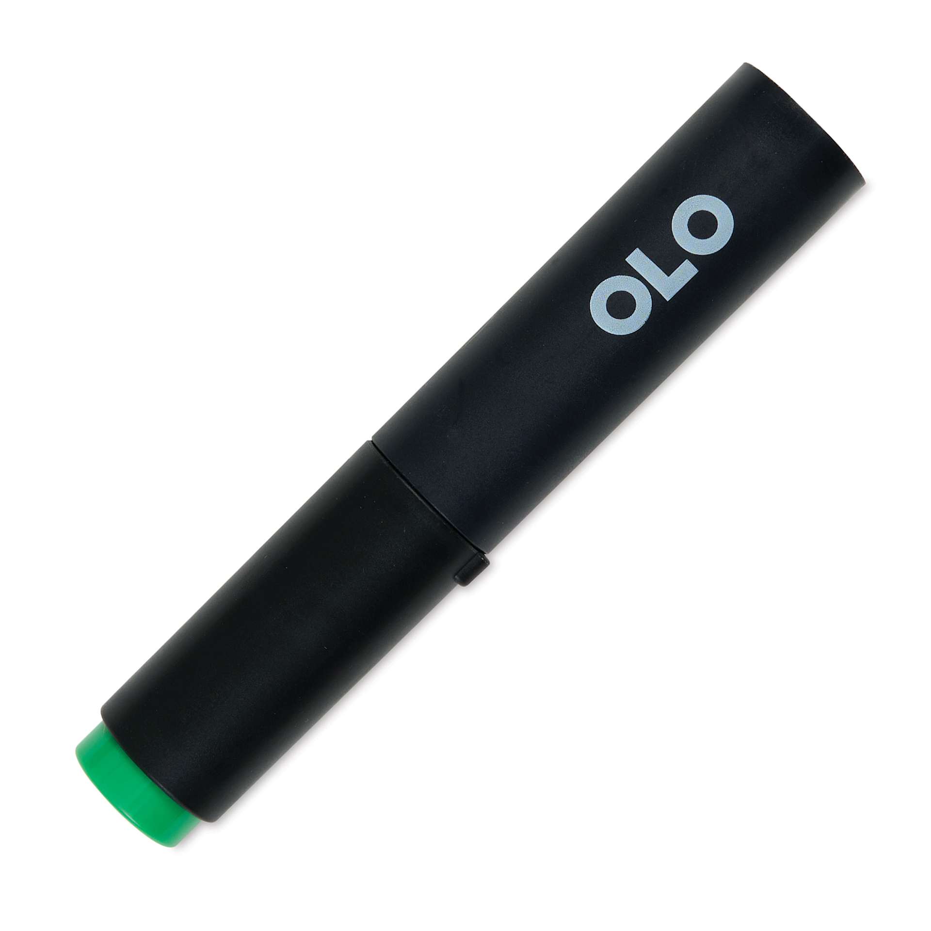 Olo Brush-Tip Half Marker - G1.4 Spearmint with cap on
