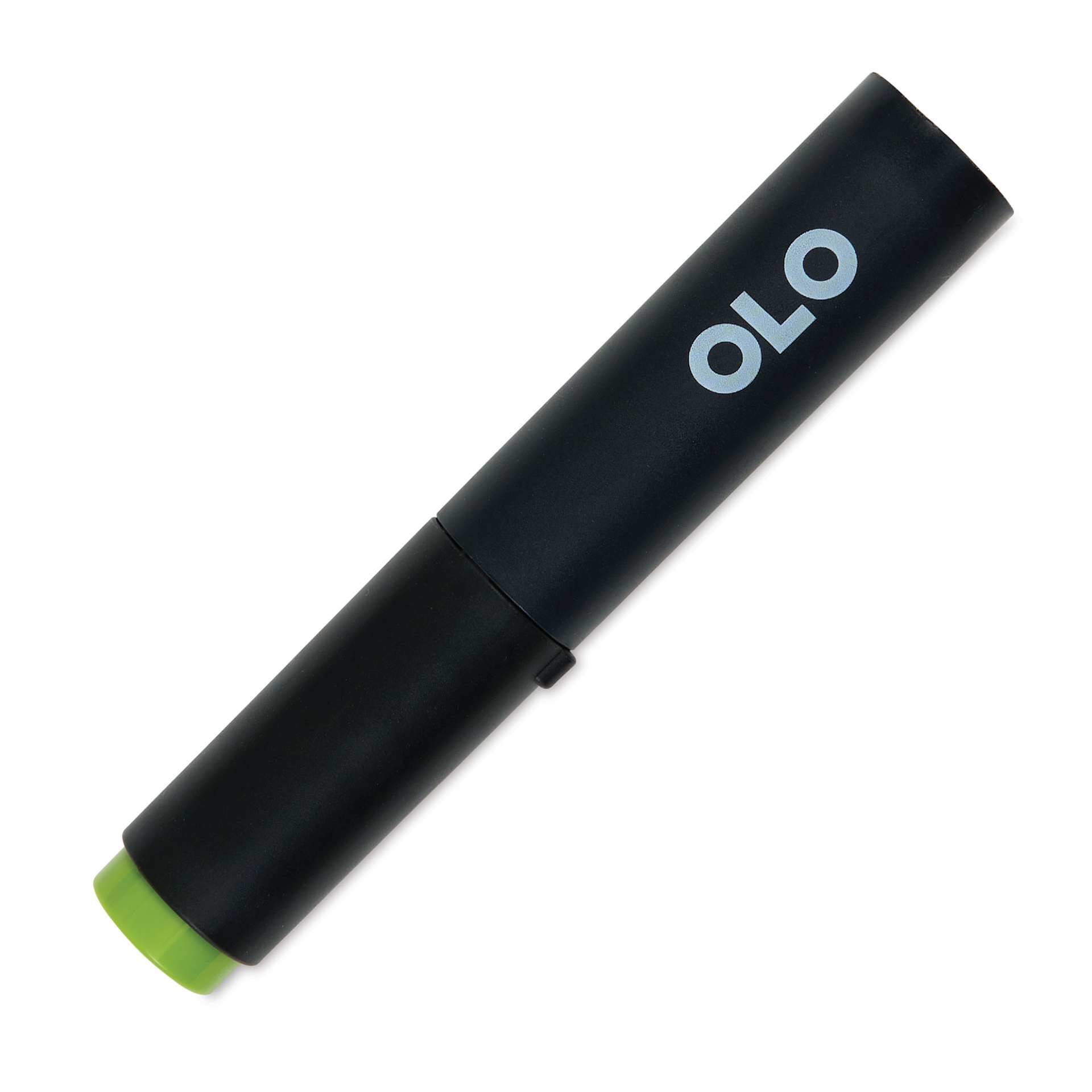 Olo Brush-Tip Half Marker - YG2.5 Avocado with cap on