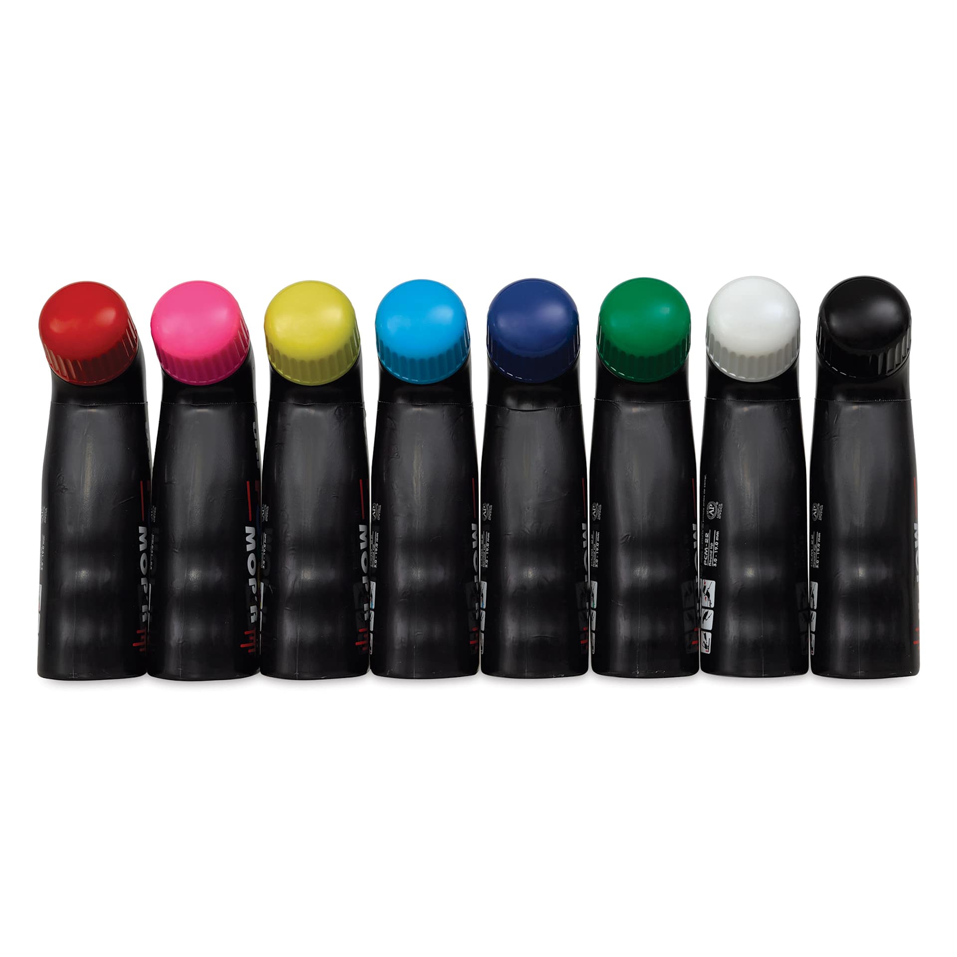 Posca Mop'r Paint Markers - Set of 8 side view
