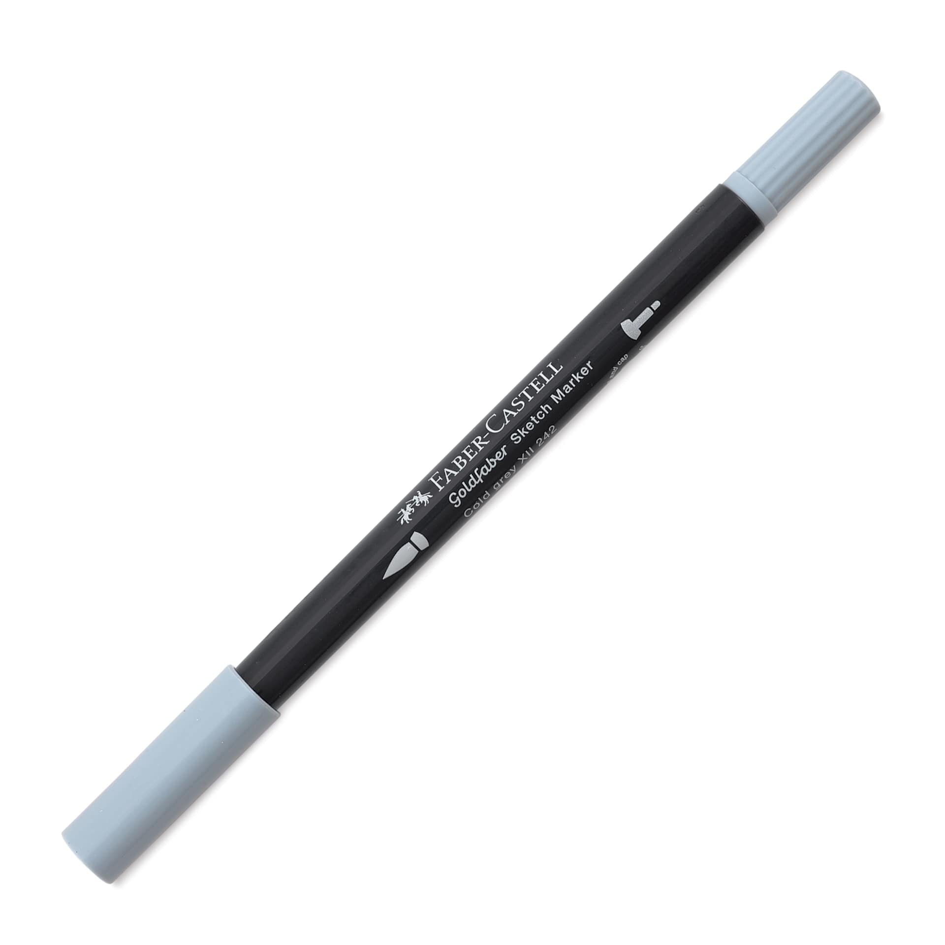 Faber-Castell Goldfaber Sketch Dual-Tip Marker - 242 Cold Grey XII, caps on
