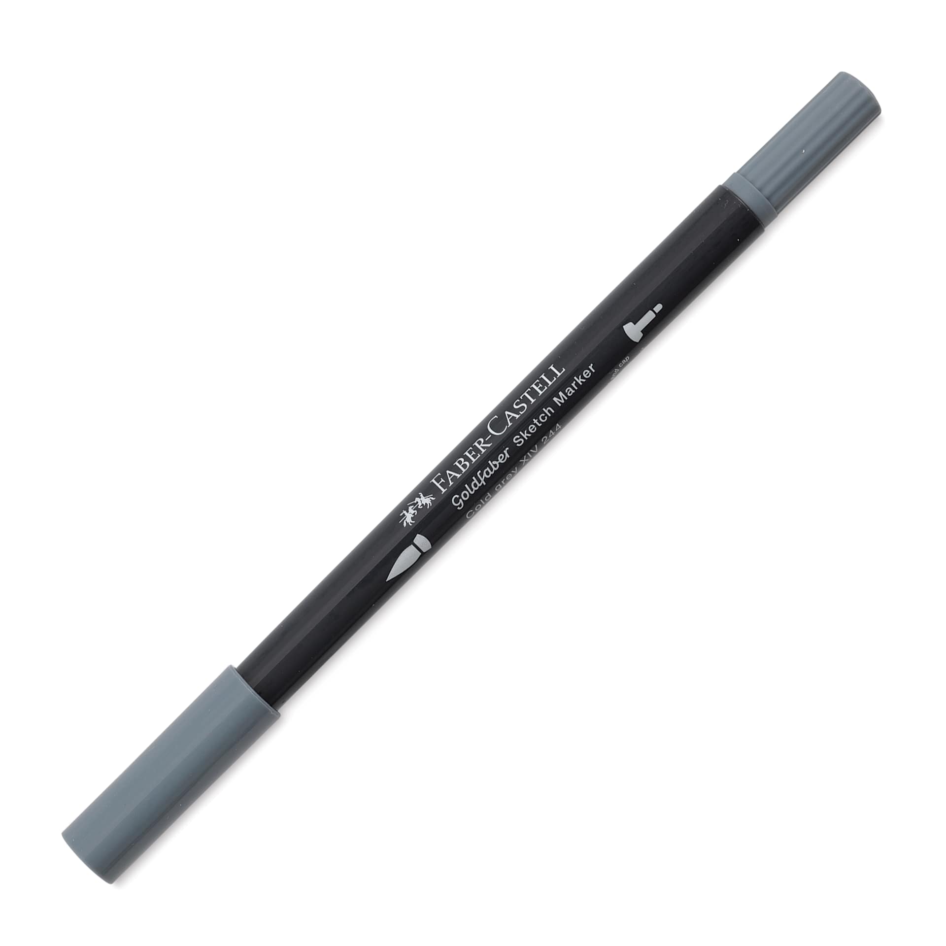 Faber-Castell Goldfaber Sketch Dual-Tip Marker - 244 Cold Grey XIV, caps on