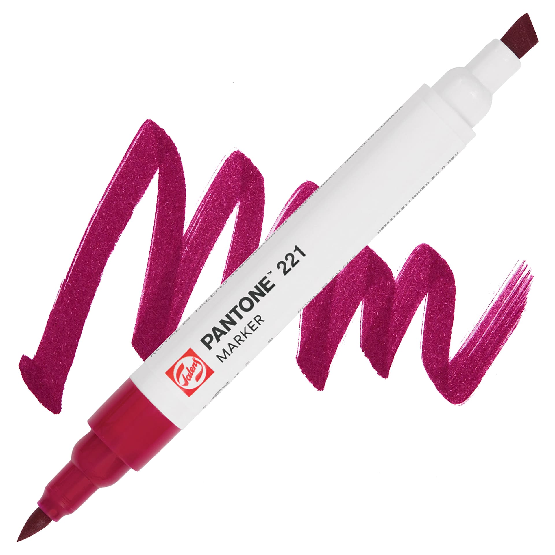 Pantone Dual Tip Marker - 221, swatch and marker