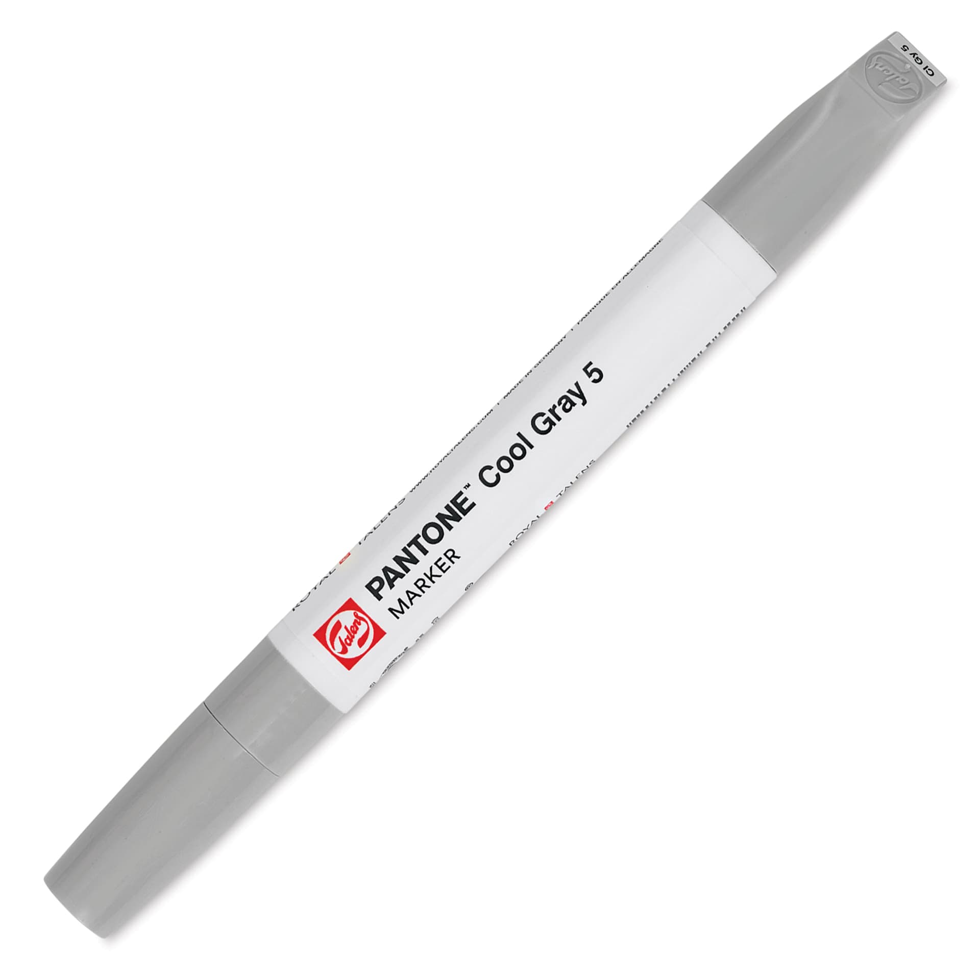 Pantone Dual Tip Marker - Cool Gray 5, caps on