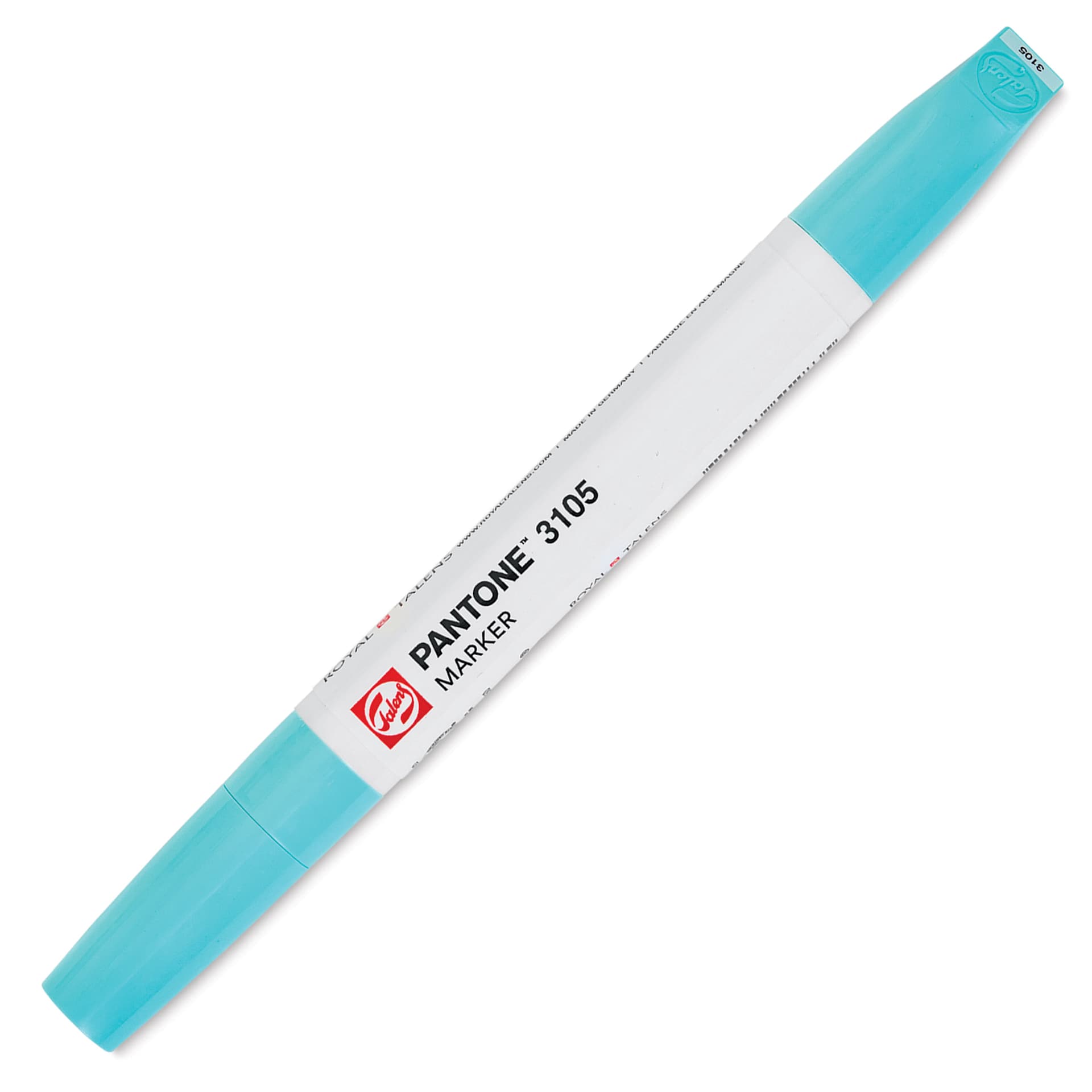 Pantone Dual Tip Marker - 3105, caps on