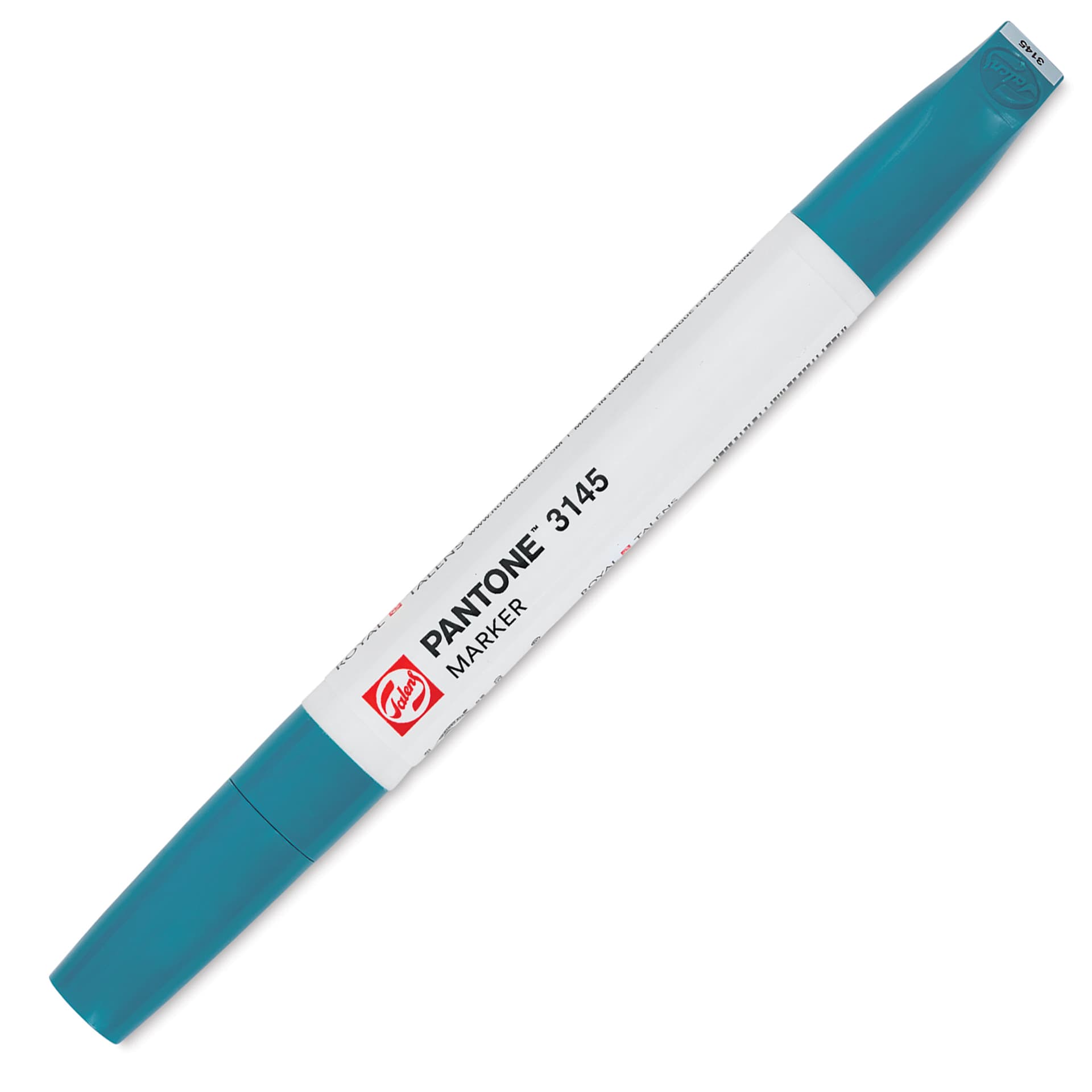 Pantone Dual Tip Marker - 3145, caps on