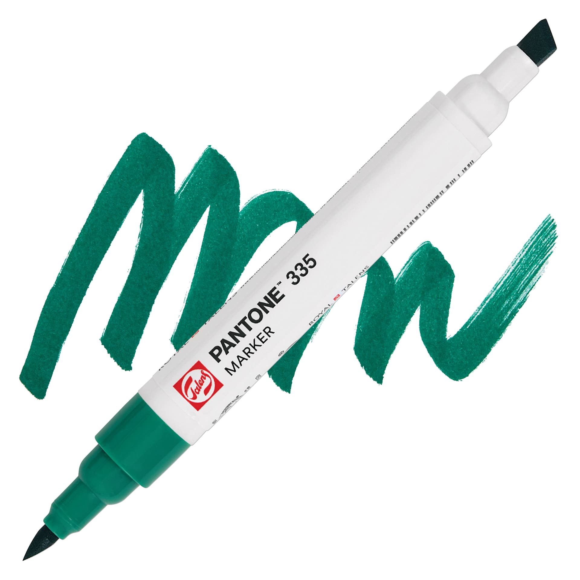 Pantone Dual Tip Marker - 335, swatch and marker