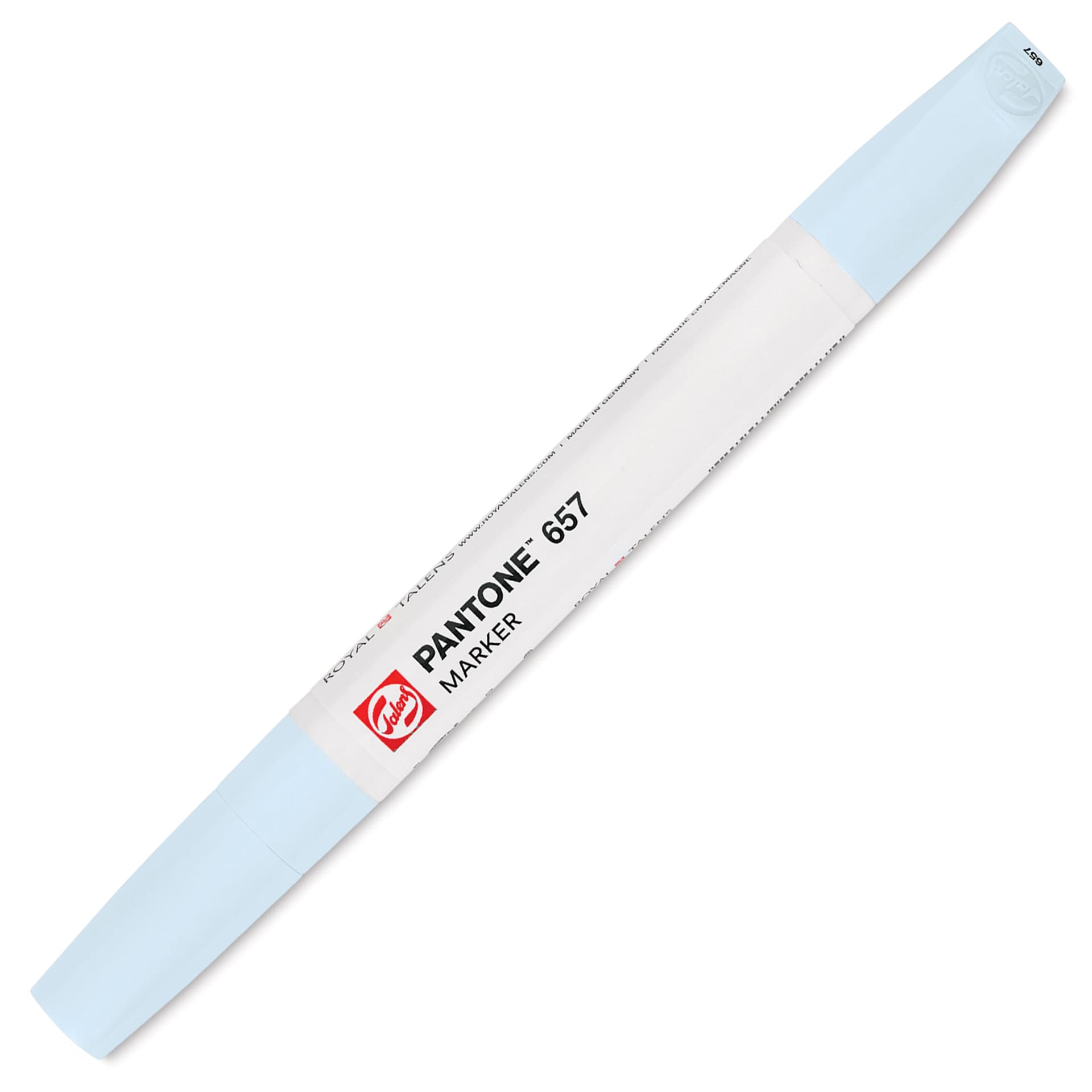 Pantone Dual Tip Marker - 657, caps on