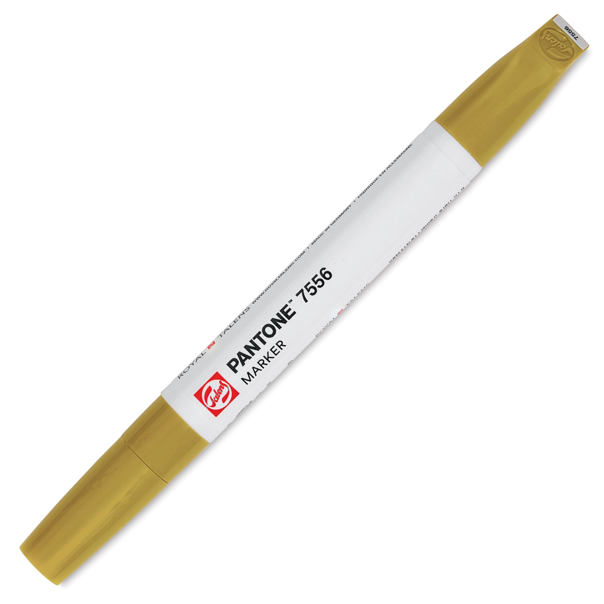 Pantone Dual Tip Marker - 7556, caps on