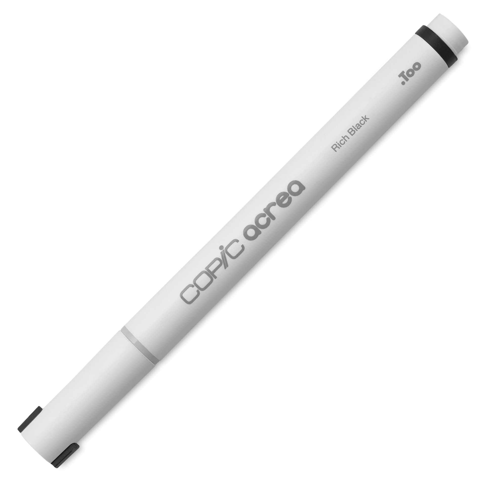 Copic Acrea Paint Marker - Rich Black 002, cap on