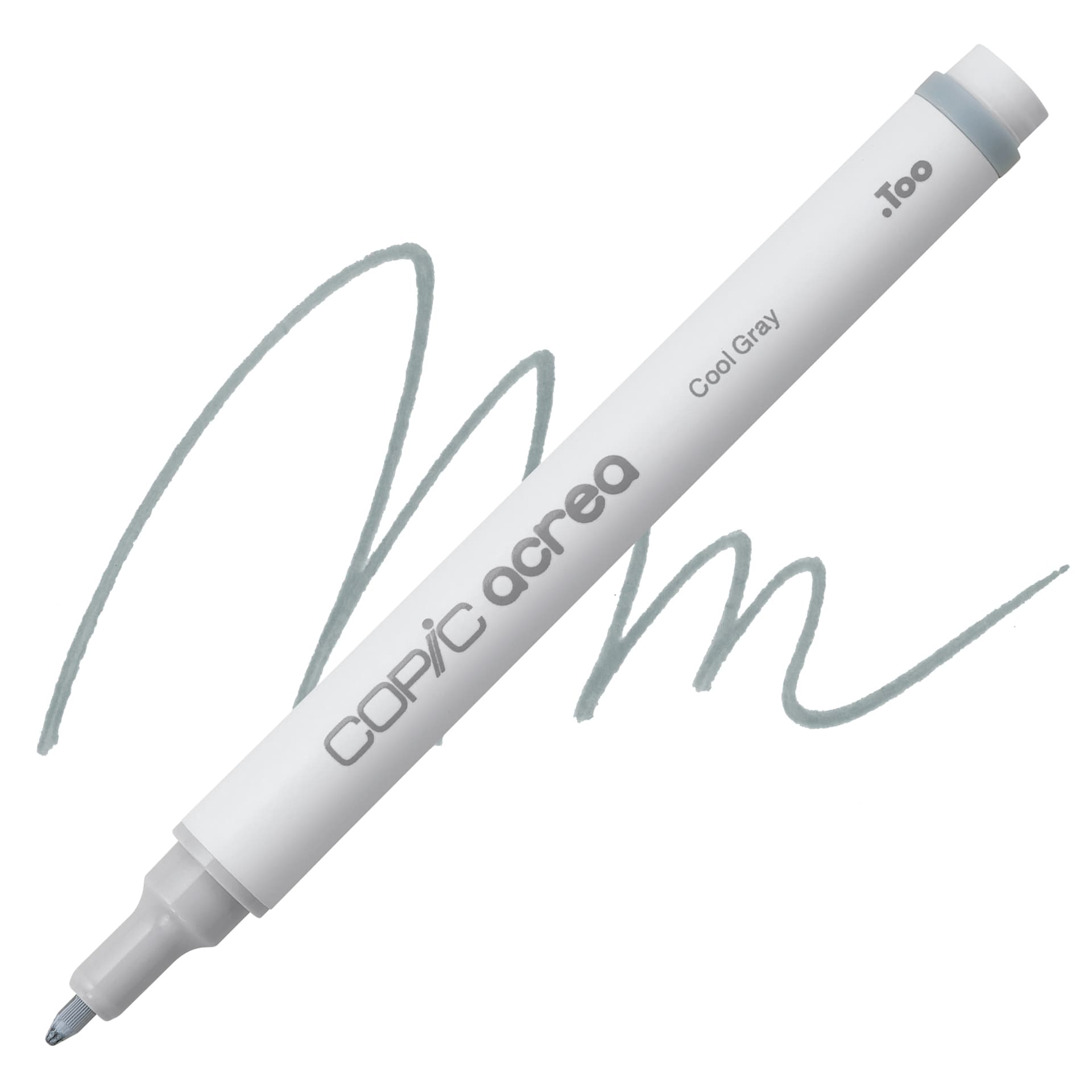Copic Acrea Paint Marker - Cool Gray 003, marker and swatch