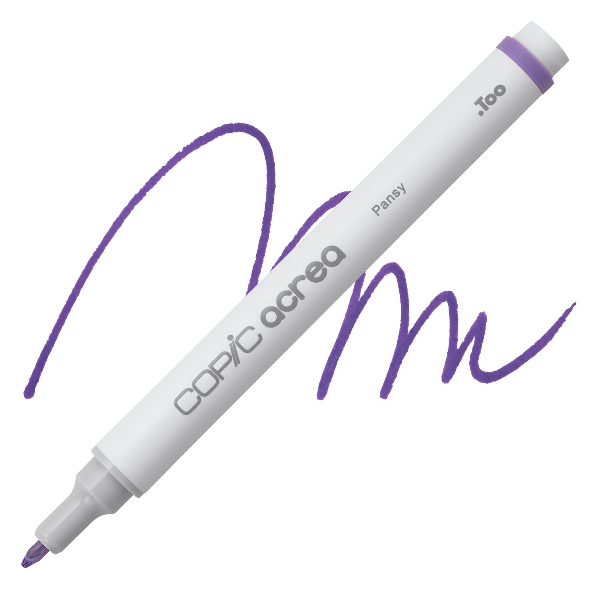 Copic Acrea Paint Marker - Pansy 019, marker and swatch