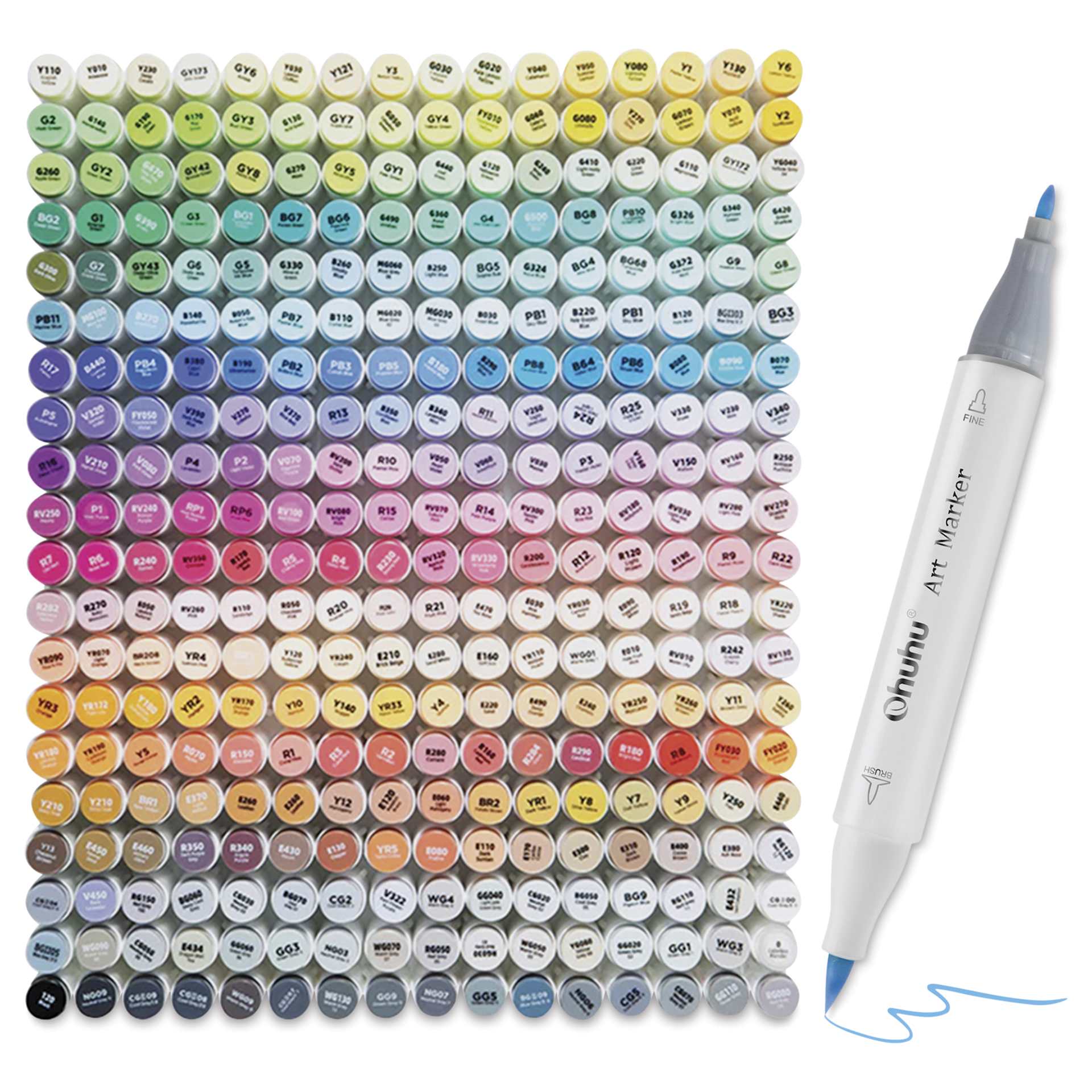 Ohuhu Honolulu B Dual Tip Marker Sets | BLICK Art Materials