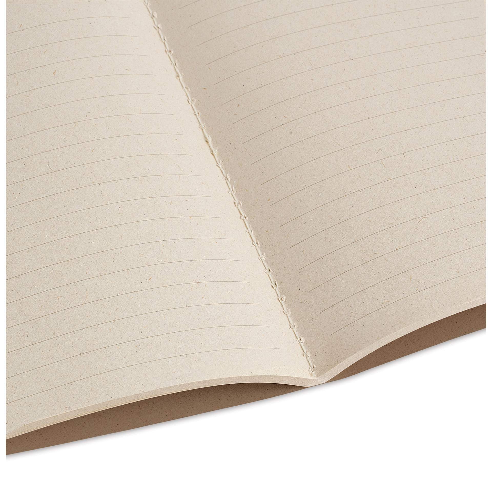 Artik Singer Sewn Notebook - Hazelnut, 3-1/2" x 5-1/2", Ruled, Pkg of 3, open