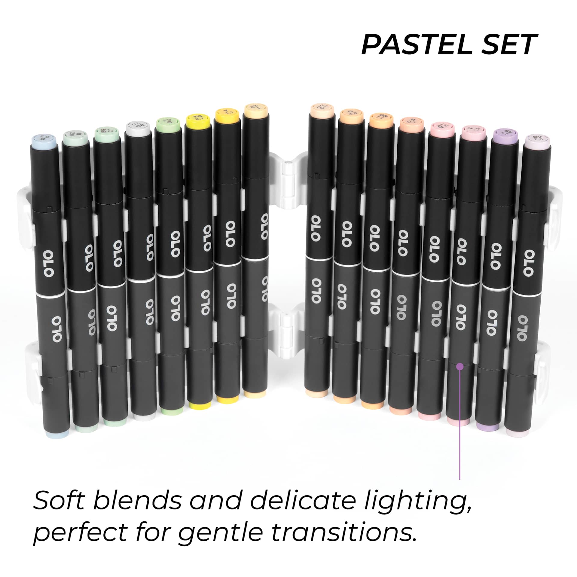 Pastel Set. Soft blends and delicate lighting, perfect for gentle transitions.