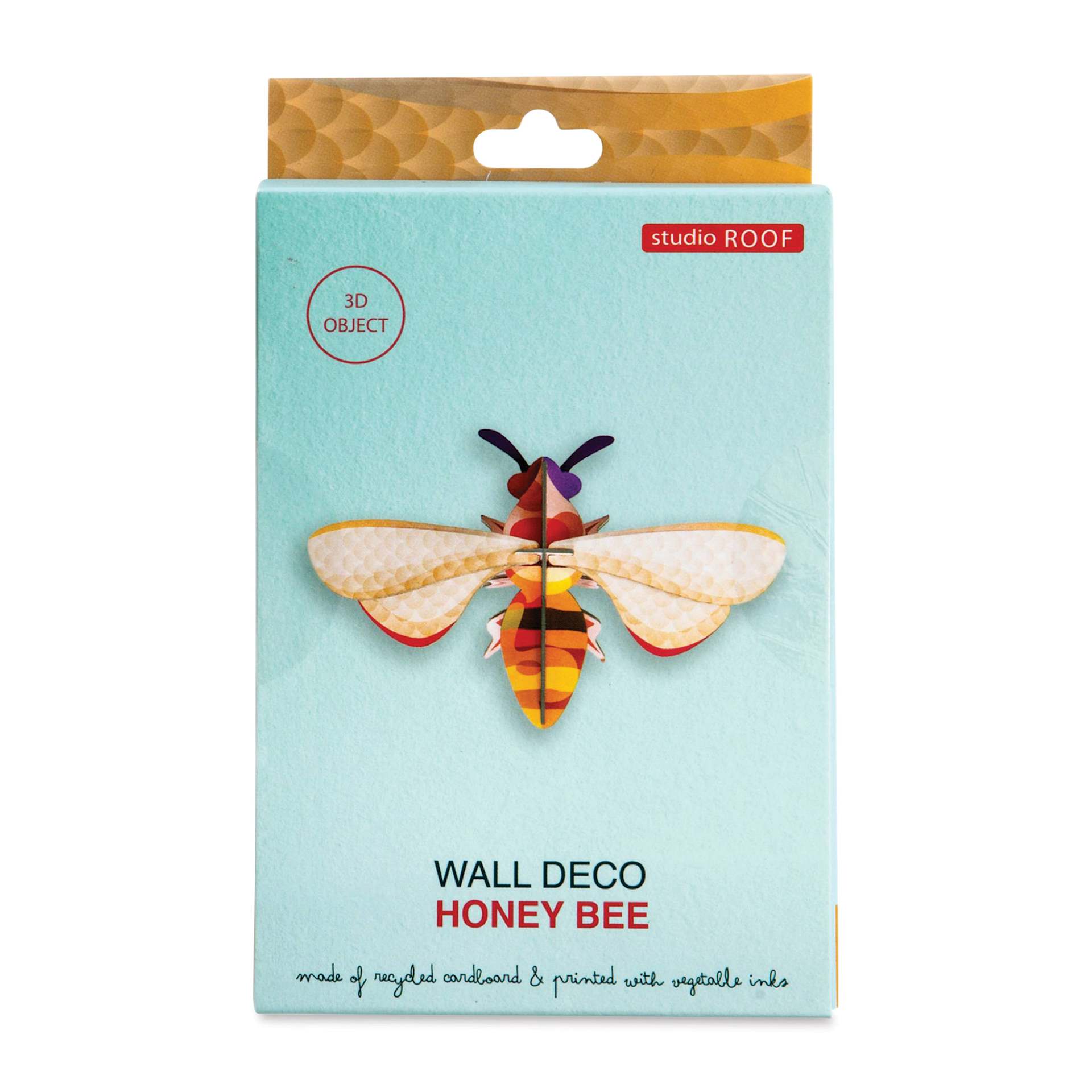 Studio Roof 3D Wall Decoration - Honey Bee, front of the packaging