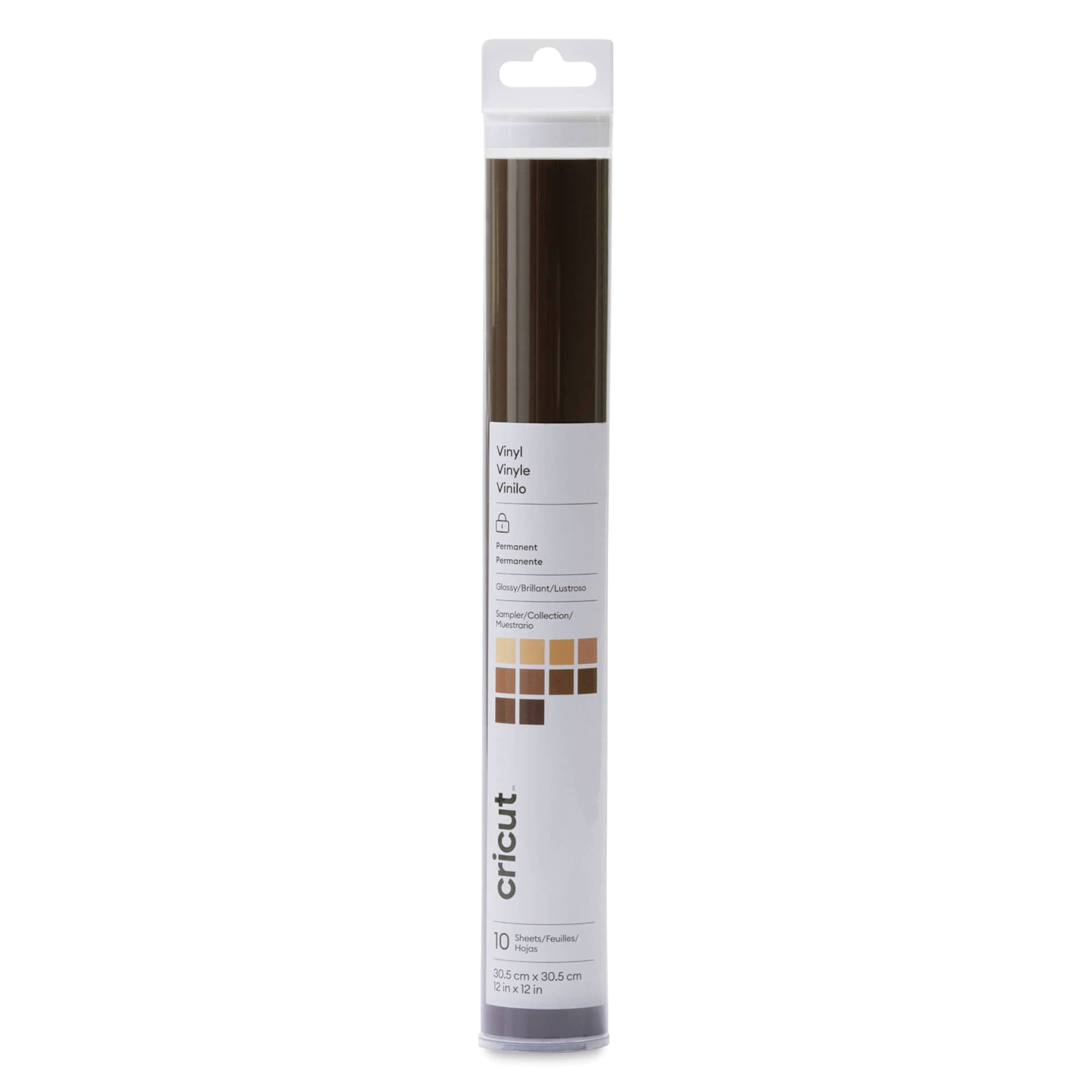 Cricut Permanent Vinyl - Skin Tone Sampler, front of the packaging