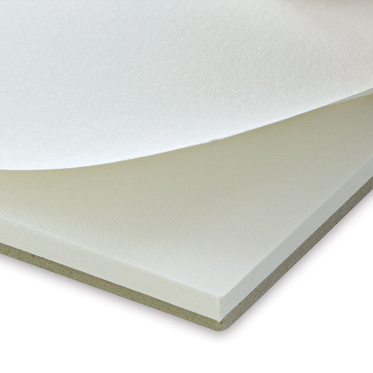 Hahnemühle Bamboo Sketch Pad (corner of a sheet raised, bound on one short side)