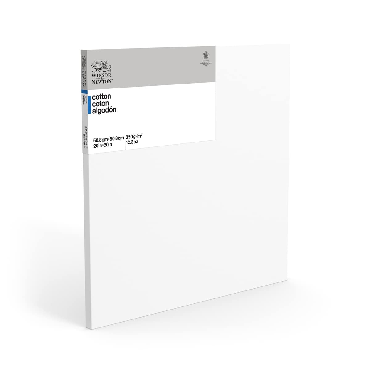 Winsor & Newton Classic Cotton Stretched Canvas, Traditional .75 Profile, 20 in x 20 in