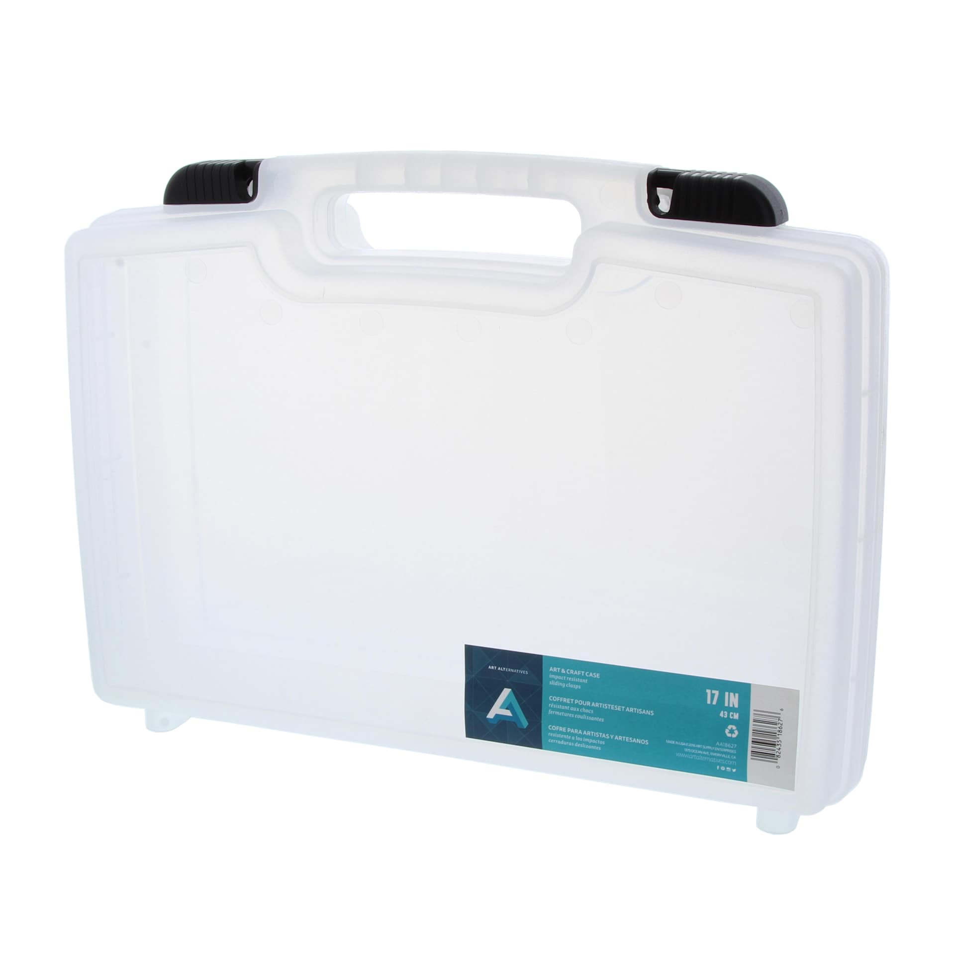 Art Alternatives Art & Craft Case, Clear, 17"