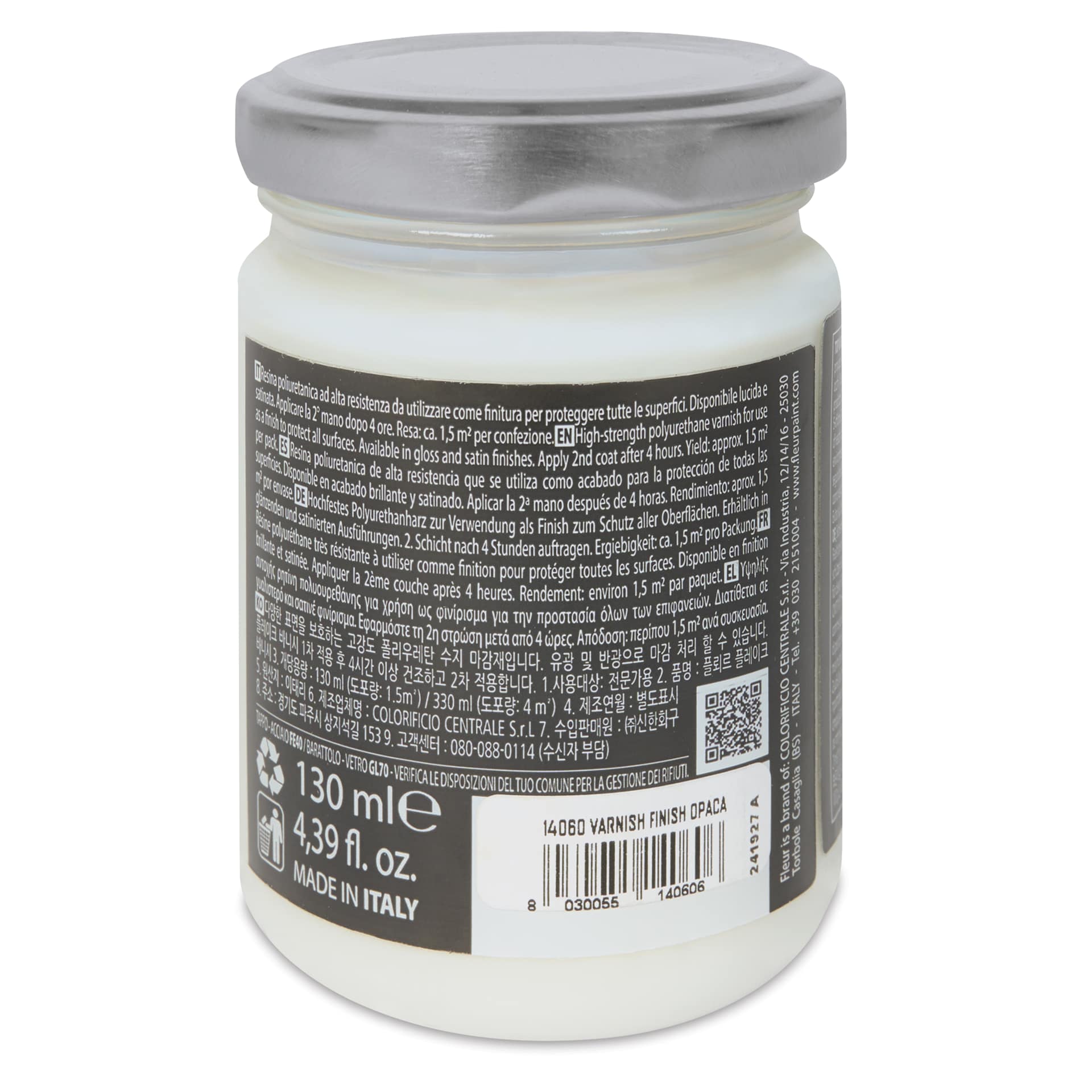 Fleur Water-Based Varnish - Matte, 130 ml side