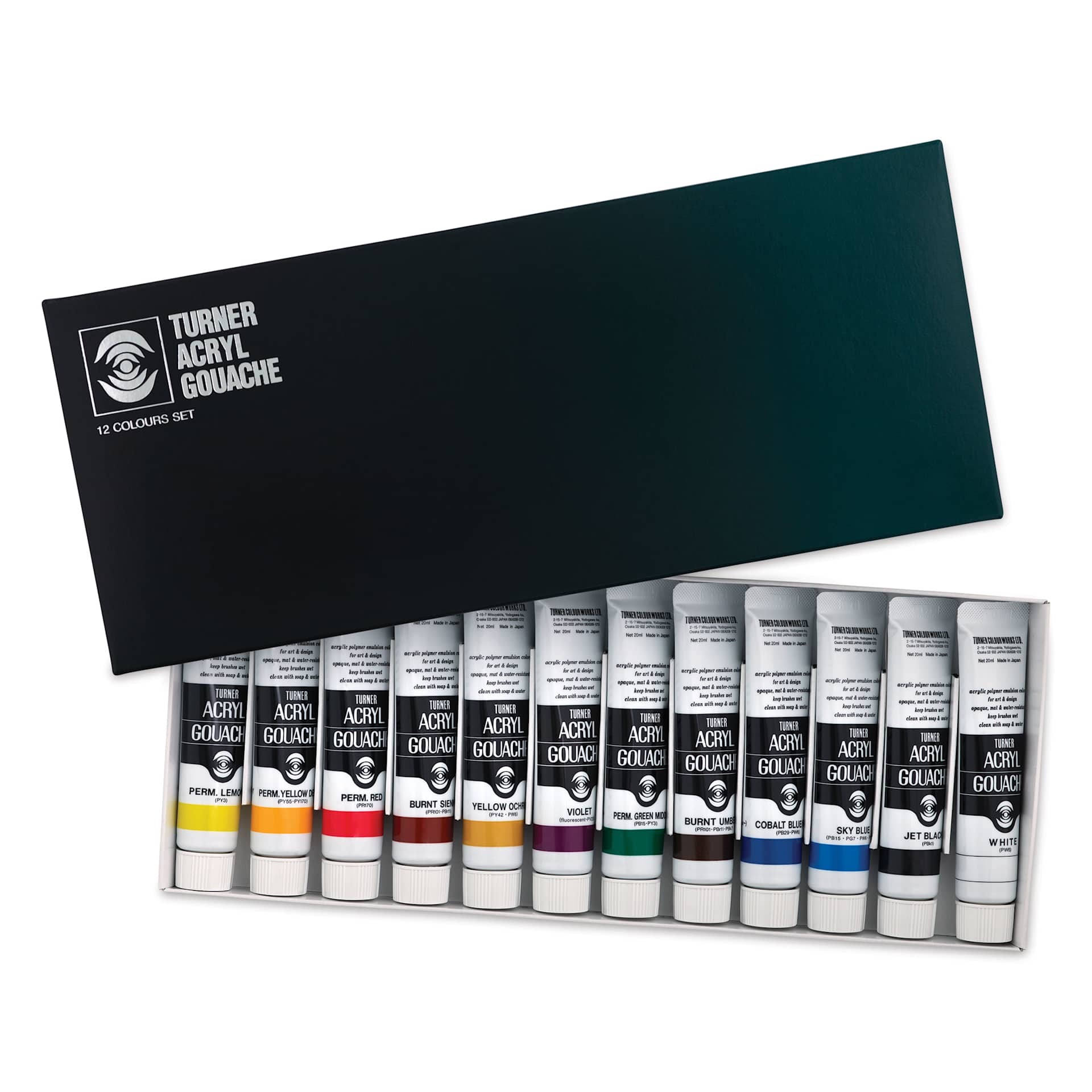Triple Aught Design 蓄光アクリルパッチ② Turner Acryl Gouache - Blick Exclusive! Set of 12, Gouache Live