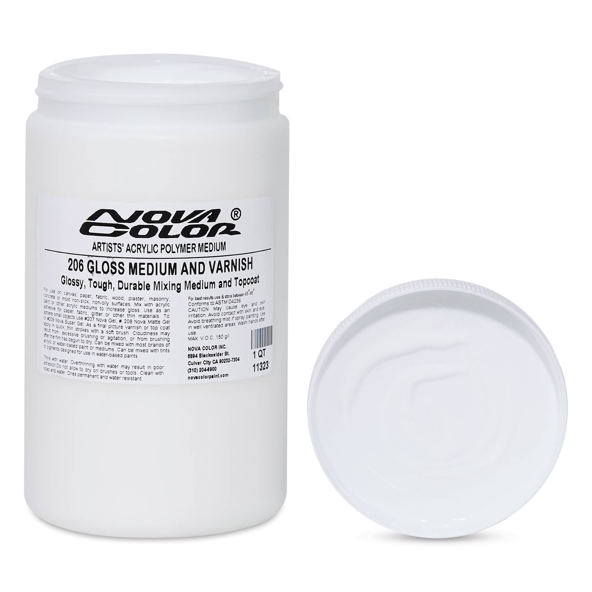 Nova Color Acrylic Varnish - Gloss Medium, 946 ml