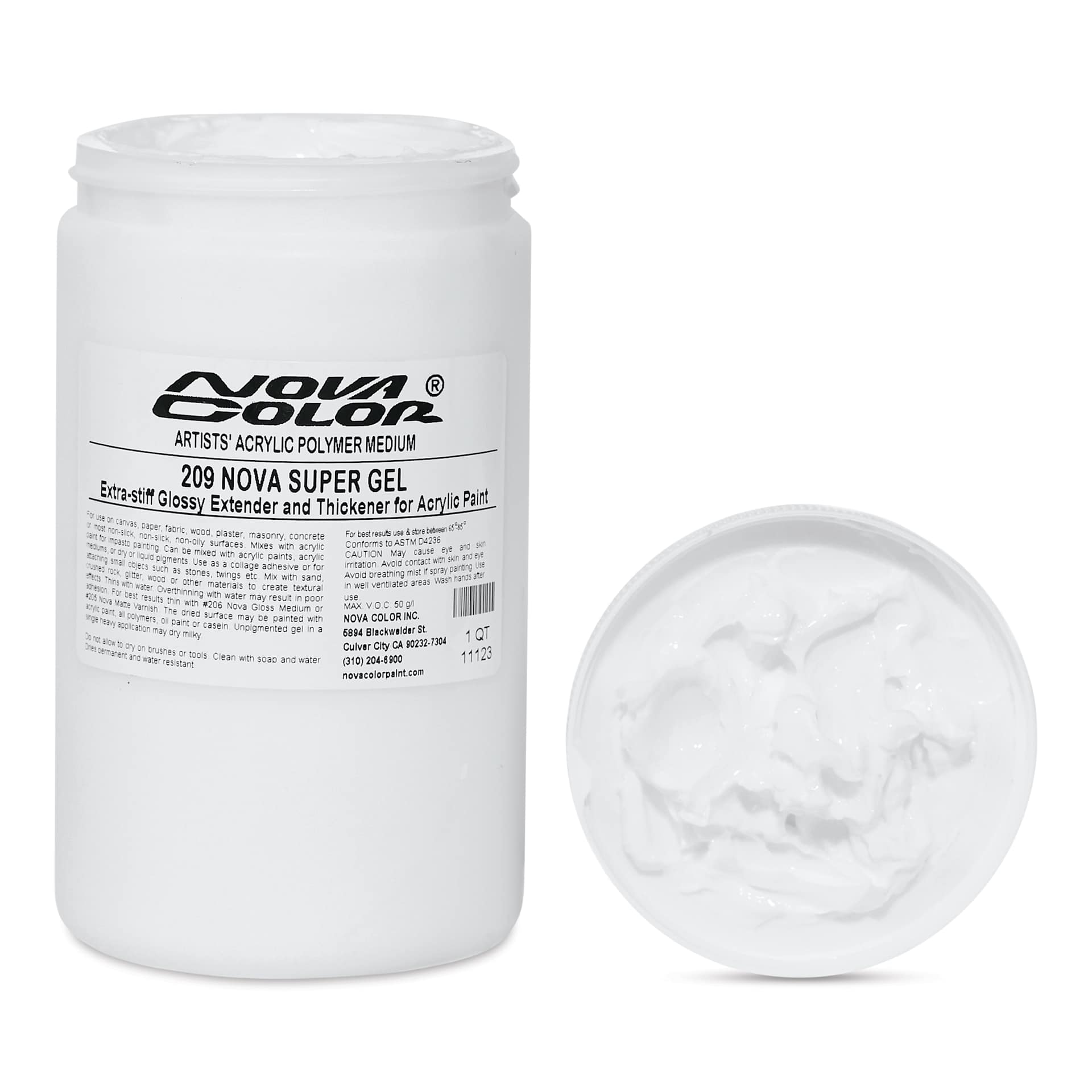 Nova Color Super Gel Acrylic Medium - 946 ml