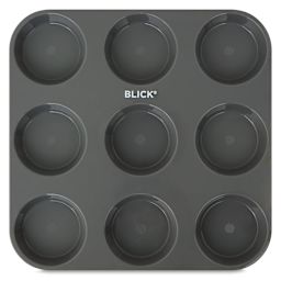 Blick Essentials Empty Tempera Cake Tray - 9 Wells, Large, front