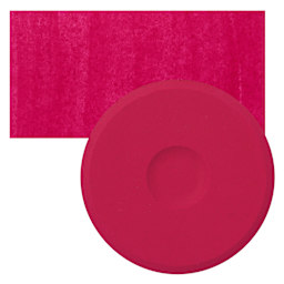 Blick Essentials Tempera Cake - Ruby, Large Cake and swatch