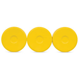 Large Gamboge Yellow Hue Blick Essentials Tempera Cakes on side