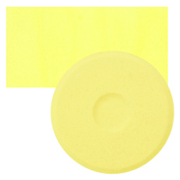Blick Essentials Tempera Cake - Light Yellow, Large cake and swatch