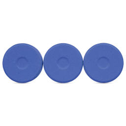 Large Ultramarine Blue Blick Essentials Tempera Cakes side by side