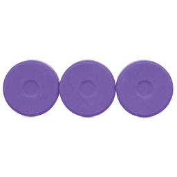 Large Grape Blick Essentials Tempera Cakes side by side