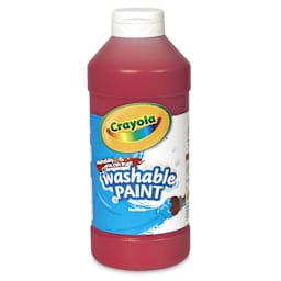 Crayola Washable Paint - Red, 16 oz bottle