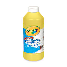 Crayola Washable Paint - Yellow, 16 oz bottle