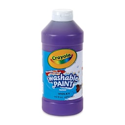 Crayola Washable Paint - Violet, 16 oz bottle