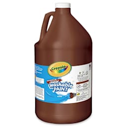 Crayola Washable Paint - Brown, Gallon