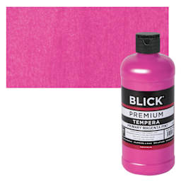 Blick Premium Grade Tempera - Primary Magenta, Pint and swatch