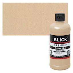 Blick Premium Grade Tempera - Peach, Pint and swatch