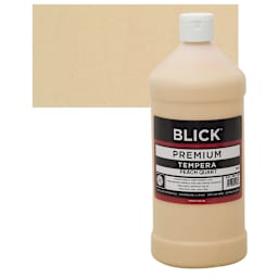 Blick Premium Grade Tempera - Peach, Quart and swatch