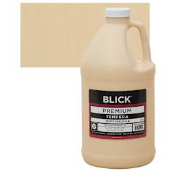 Blick Premium Grade Tempera - Peach, Half Gallon and swatch