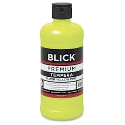 Blick Premium Grade Tempera - Fluorescent Yellow, Pint